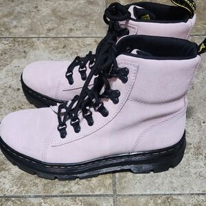 Dr Martens Pink Lace-Up Women's Boots